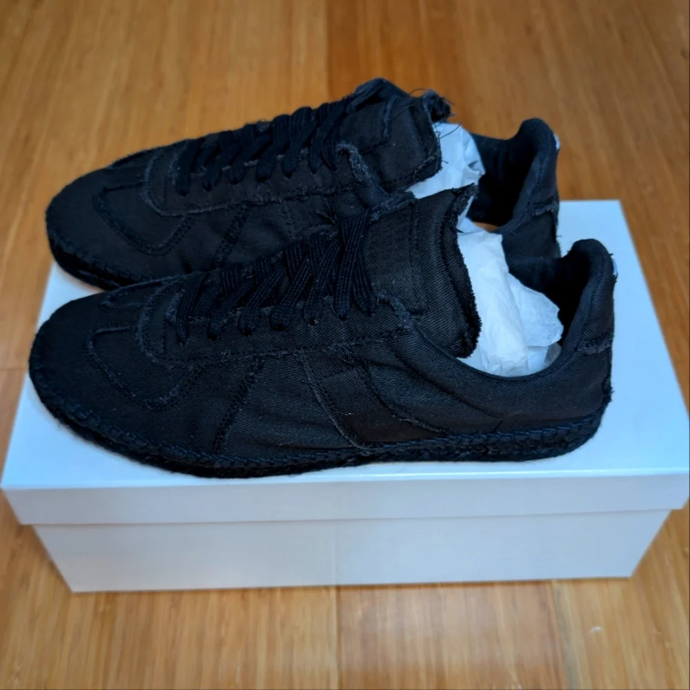 Maison Margiela Replica Espadrilles Black Designer Shoes Paris Style - Picture 4 of 11